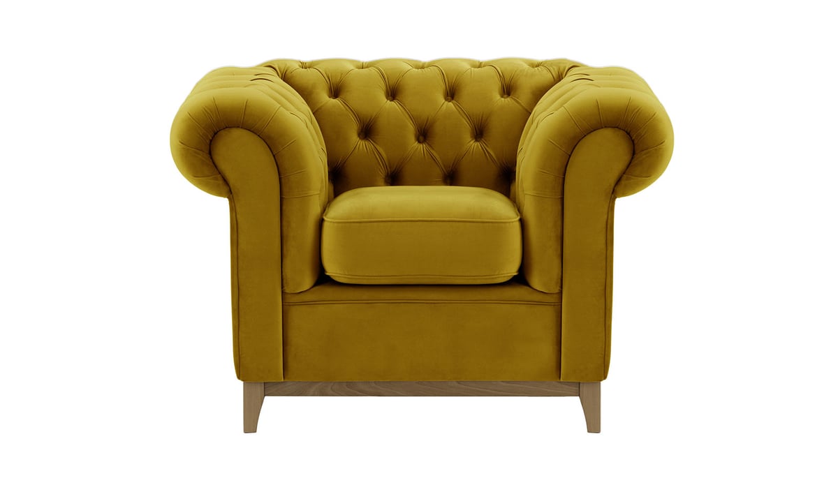 Fotel Chesterfield Wood