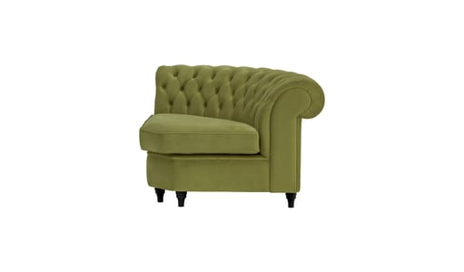 Zaokrąglony moduł narożny Chesterfield Zaokrąglony moduł narożny Chesterfield