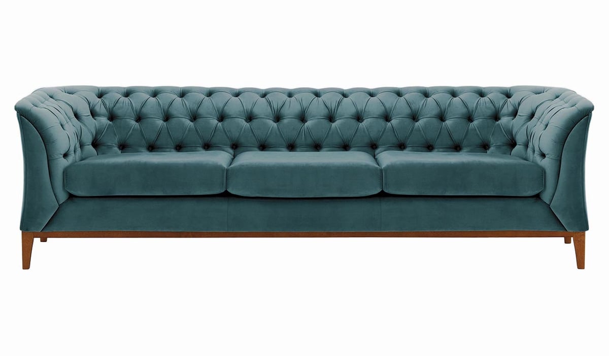 Sofa trzyosobowa Chesterfield Modern Wood