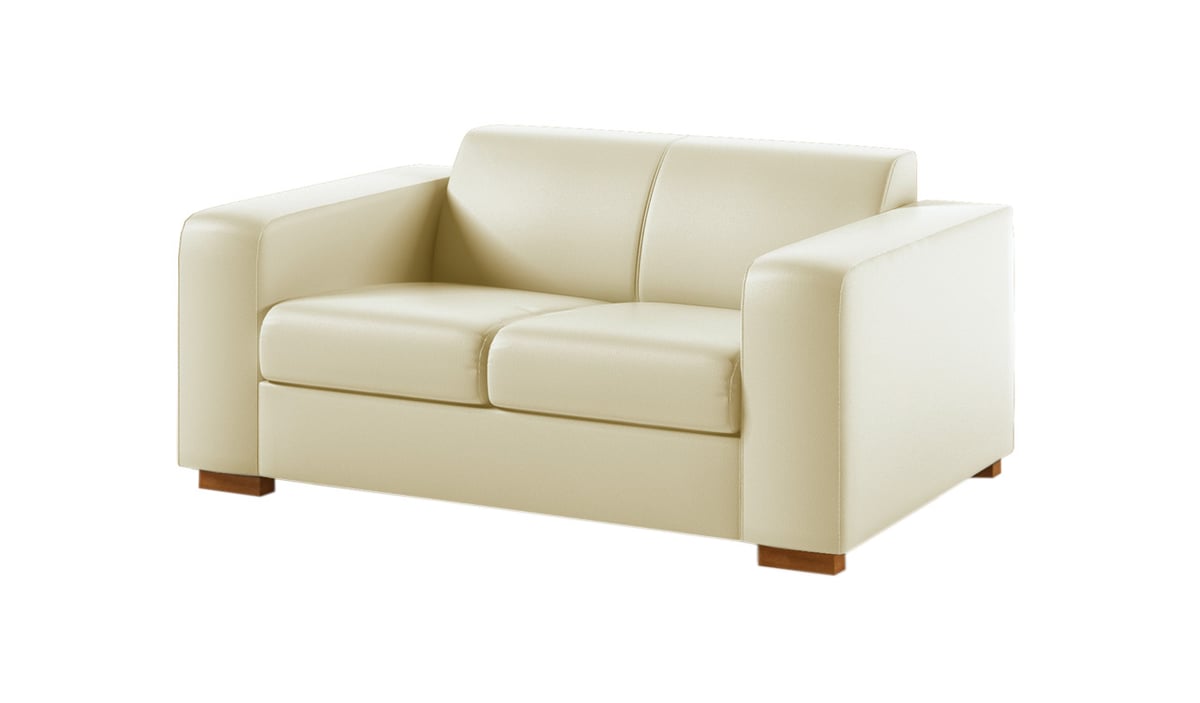 Sofa dwuosobowa ze skóry ekologicznej Gem
