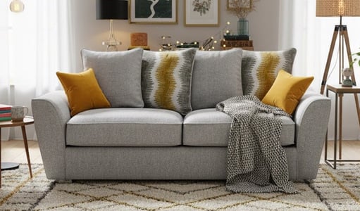 Sofa trzyosobowa z luźnymi poduszkami Majestic Sofa trzyosobowa z luźnymi poduszkami Majestic