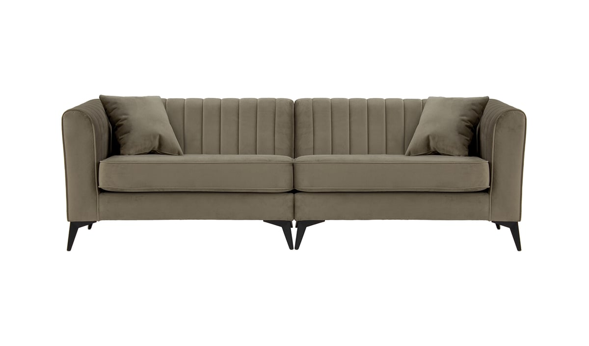 Sofa czteroosobowa Mary łączona na środku
