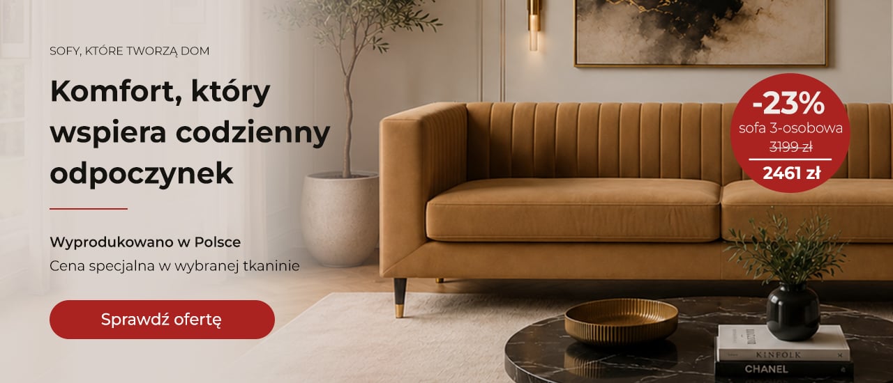 Ta sama sofa, zupełnie nowa cena.